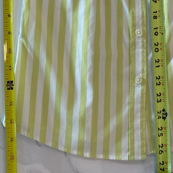 Banana Republic, Sleeveless Top, Collared, Button Front, Non-Iron - Size 0 - Picture 7 of 8